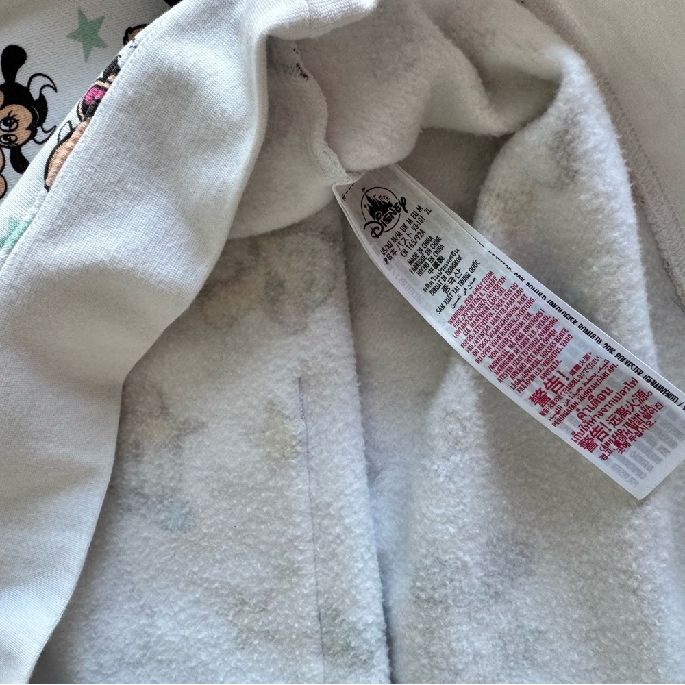Disney White Hoodie with Character Prints - Picture 5 of 6